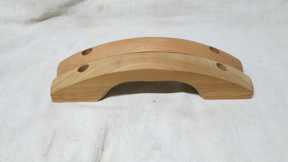 Wooden Handtool Handles Pair Originally used for Float