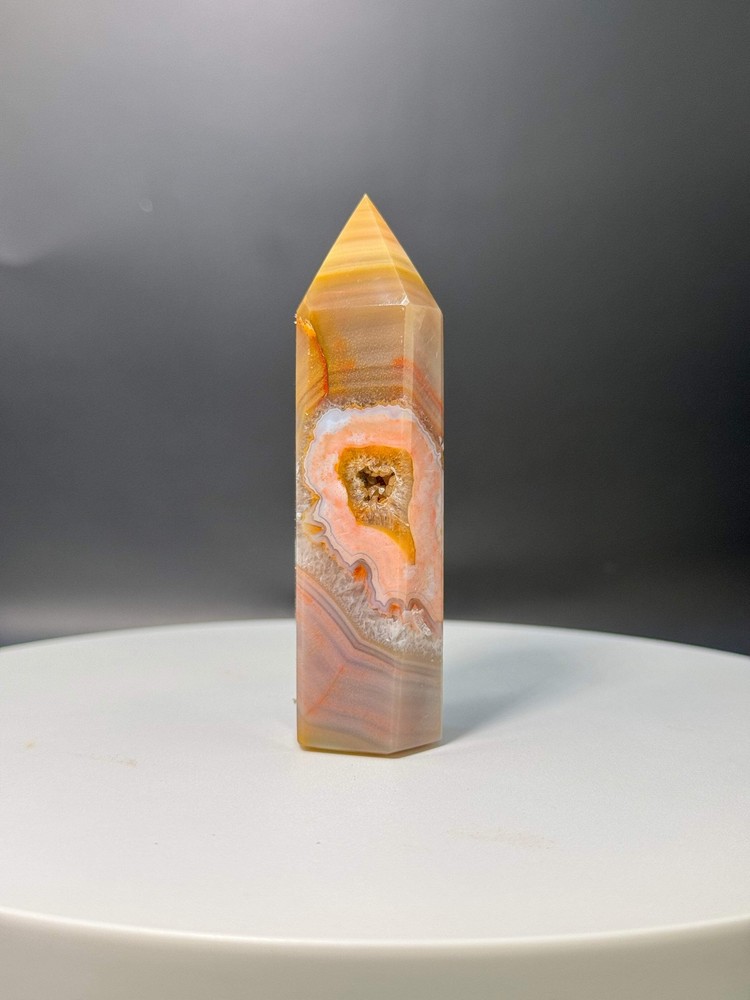 Brazilian Agate Tower