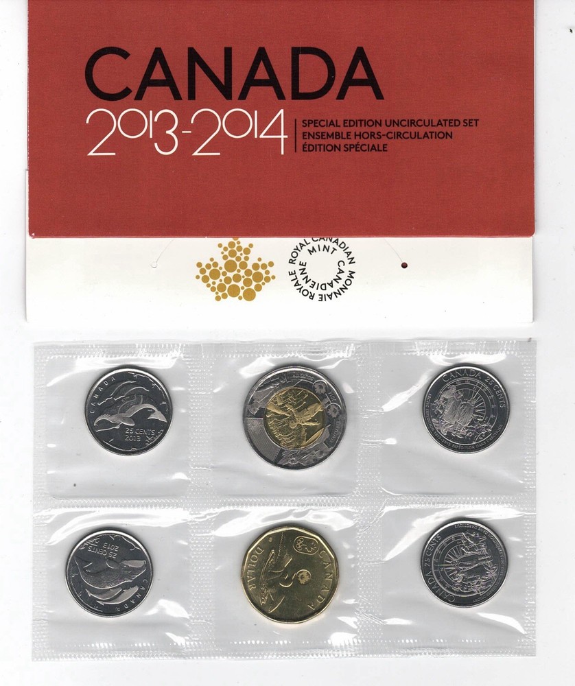 2013-2014 Canada Proof Like Set - Royal Canada Mint -
