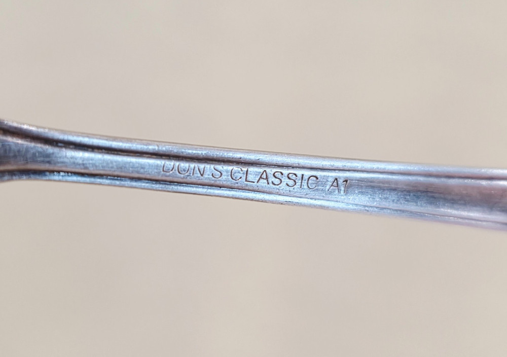 Vintage 1910-1940 Medco Silver Co Don's Classic A1 ROOSEVELT Pattern SP Fork