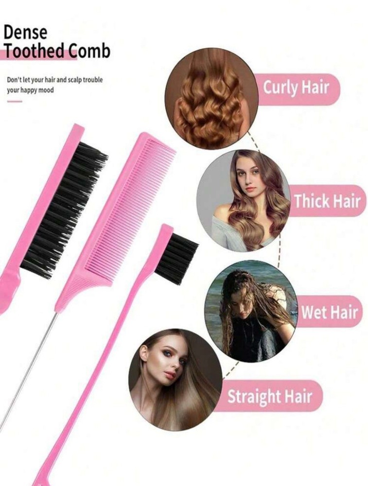 Pink Hair Styling Tool Set