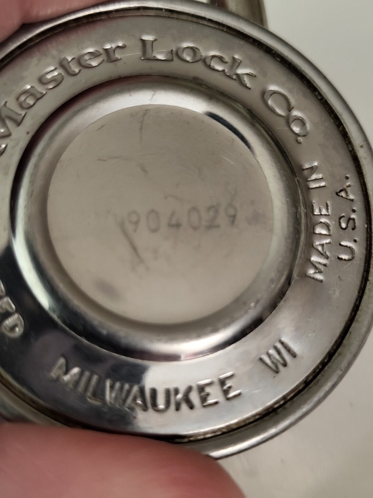 Master Combination Lock (No Combination)