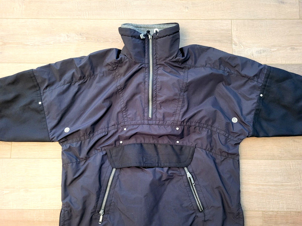 Vintage DS Snowboarding Pullover Jacket Ski Outerwear Vented 1/4 Zip Small Med