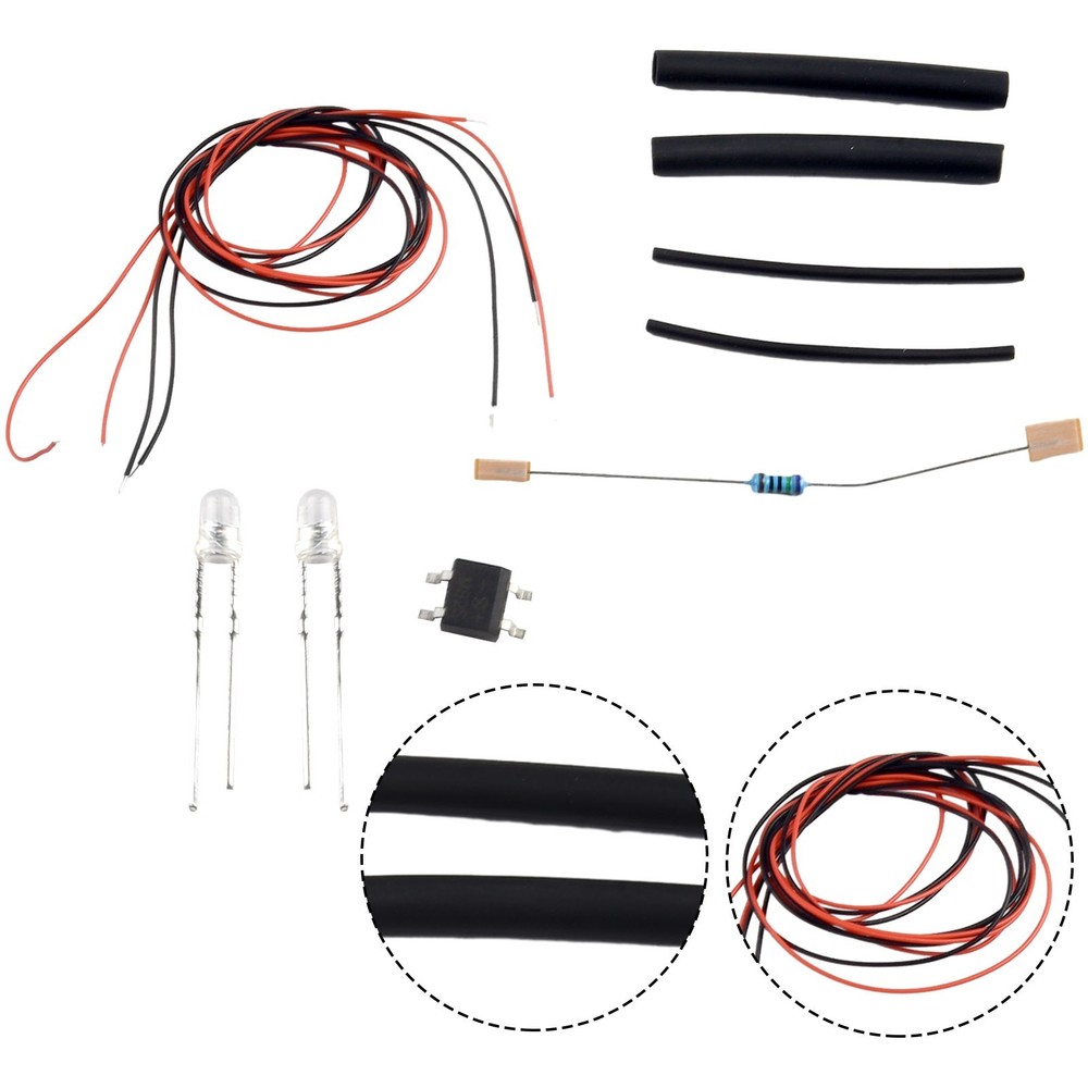 Replaceable Flicker Control Garden Decoration 3mm 9-12V Convenient Red