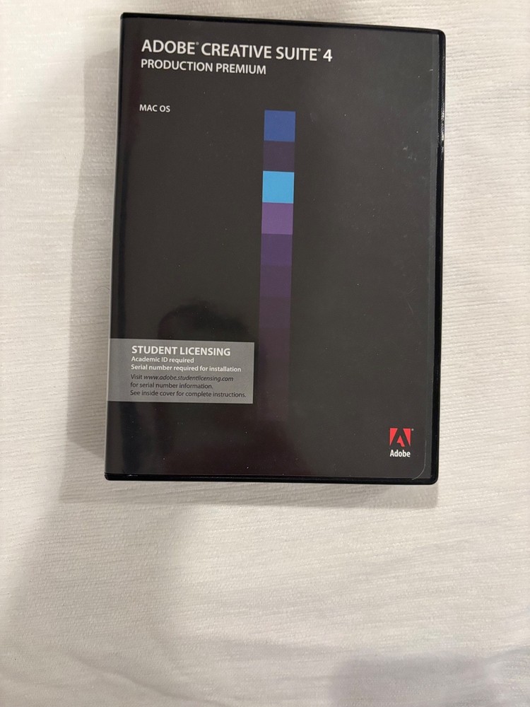Adobe Creative Suite 4 Mac OS Production Premium Student Edition
