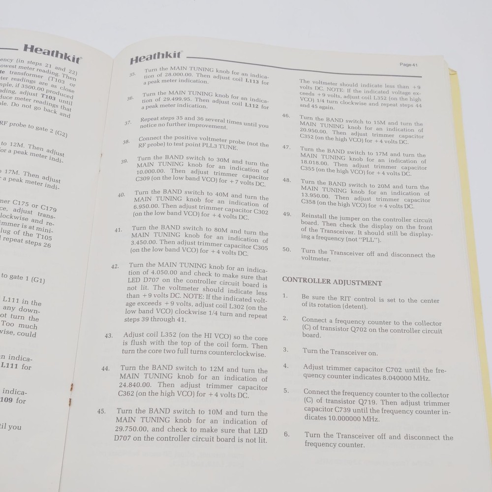 Heathkit HW-5400 SSB Transceiver Manual/Schematic/Layout Pullouts