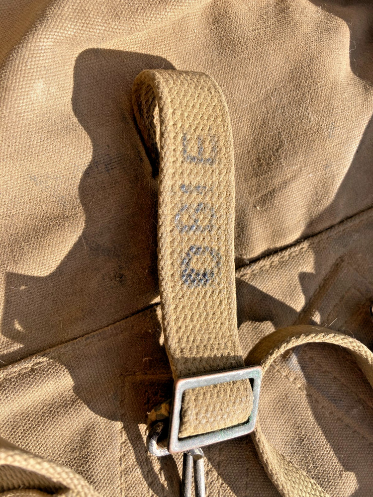 WWII USMC M1941 M41 Upper Pack Backpack Field Gear Equipment Named