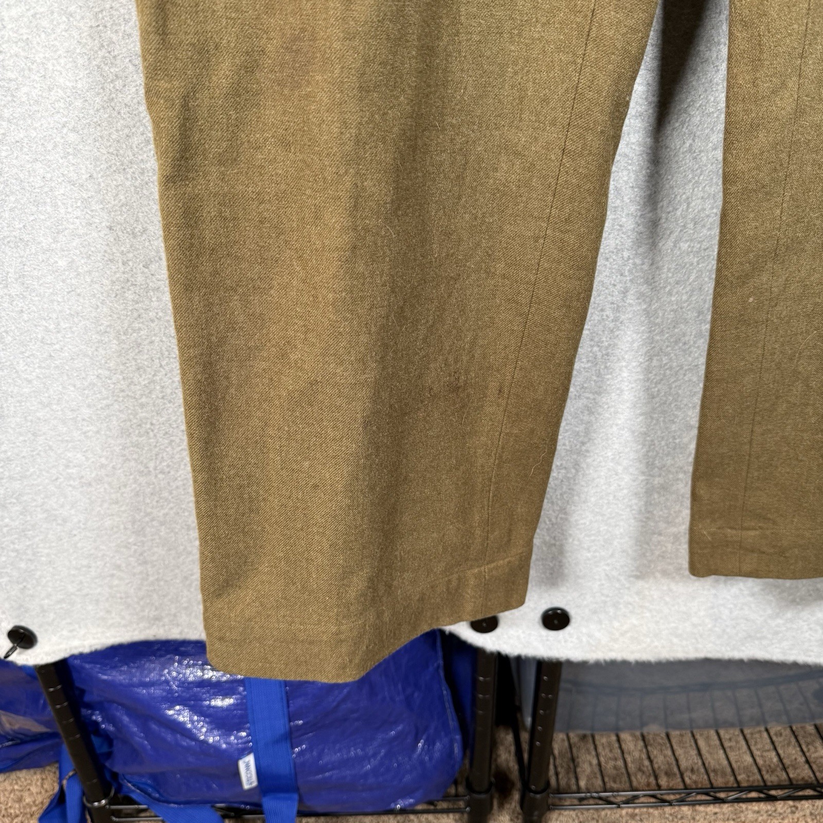 Vintage US Army HEAVY Wool Field Trouser Pants Serge 34x33 Post WWII