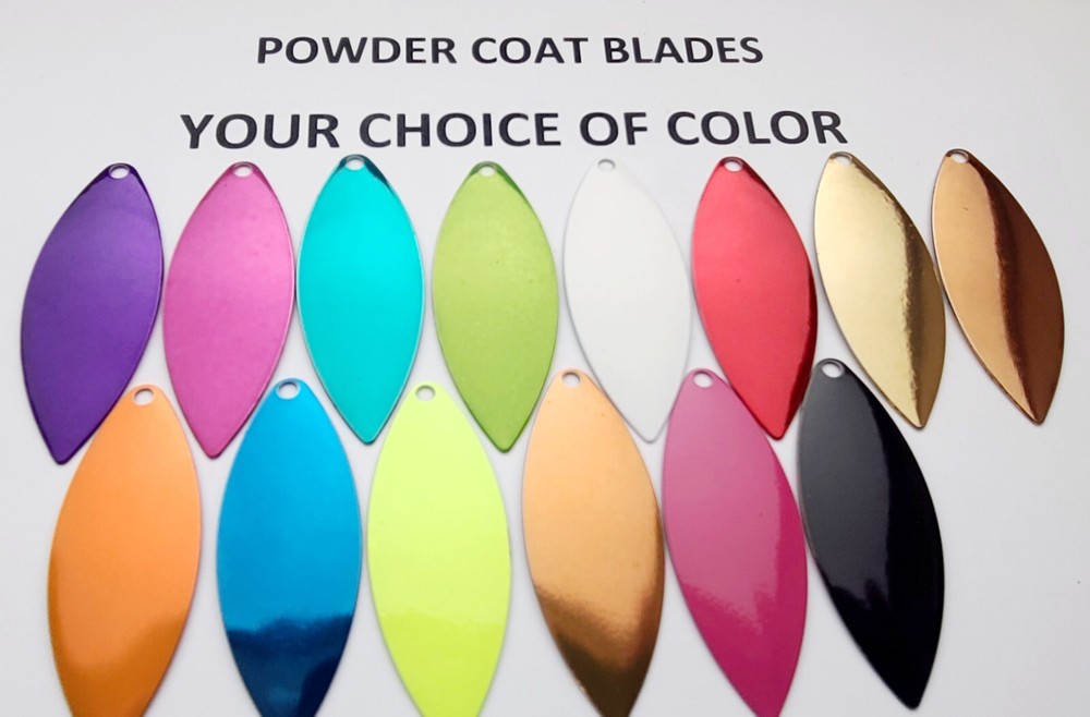 10 sz #3 Smooth willow leaf blades spinner baits or lure making, replacement