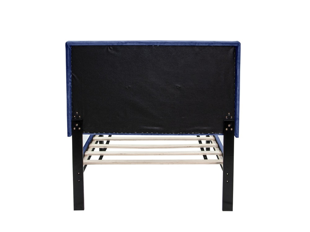 Twin Bed in Navy Blue