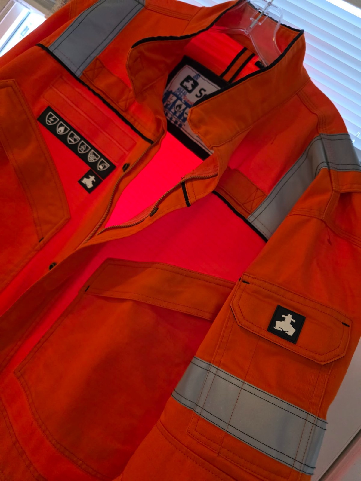 New Scandia ScanPyro Endurance Bright Orange XL Reflective FR Maritime Coveralls
