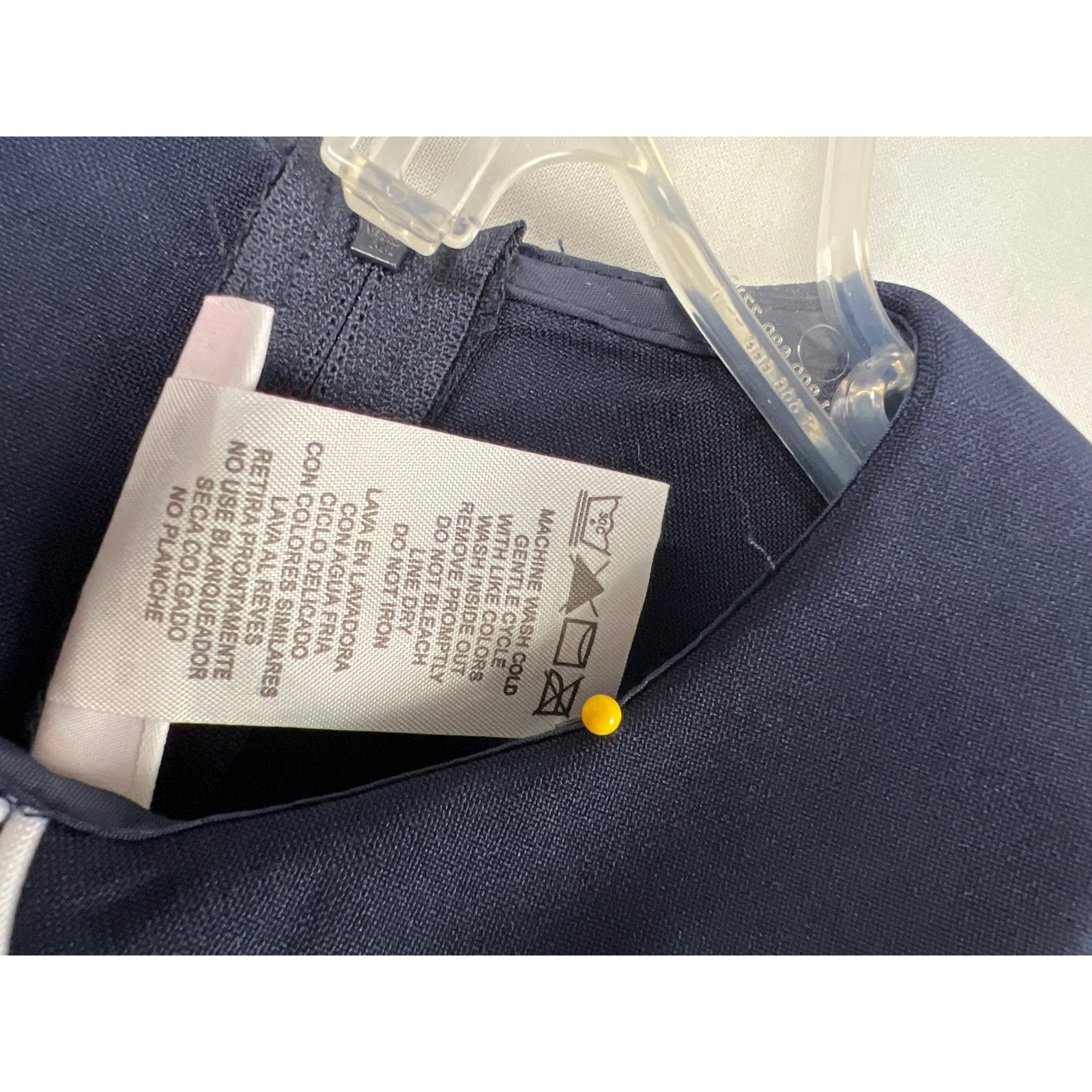 Bonnie Jean Dress Kids 4T Navy Blue Nautical Bow Peter Pan Collar Easter Party