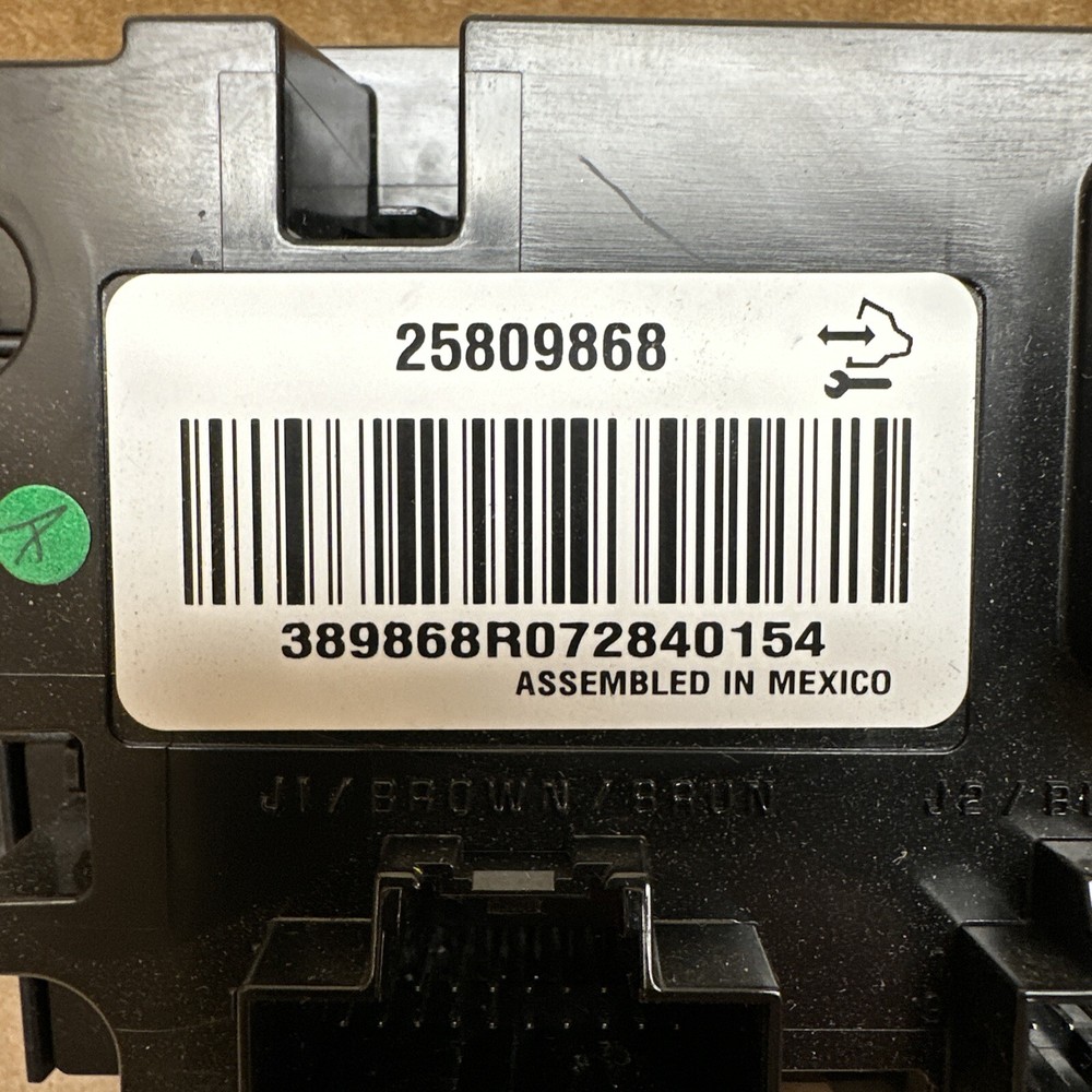 2007-2011 Escalade Digital Climate Temp Temperature Control OEM 25809868