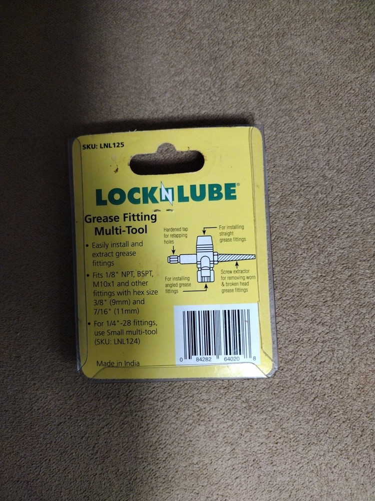 Locknlube grease fitting Large multi tool