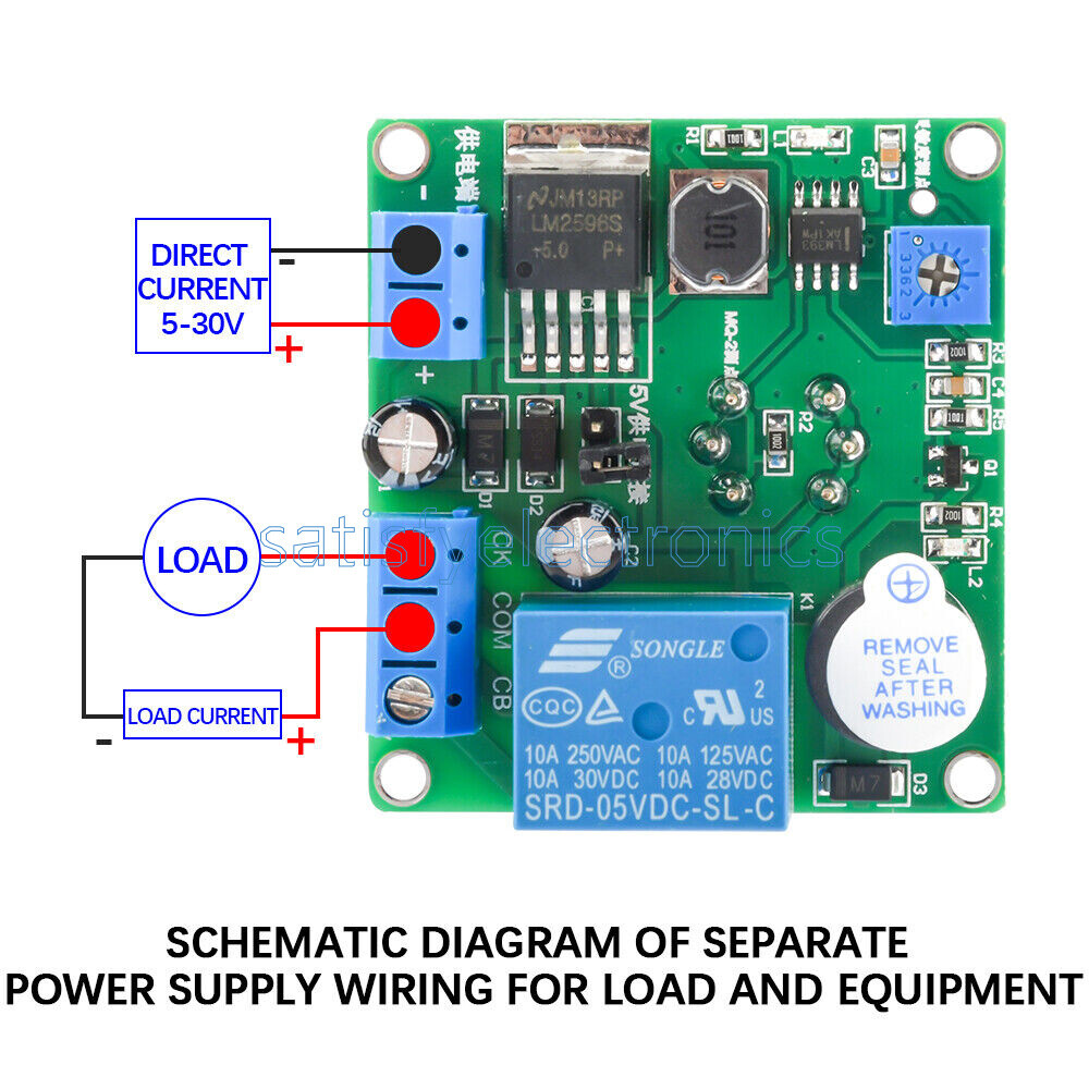 MQ-2 Smoke Sensor Module Smoking Detector Alarm Relay Switch Controller 12V 24V
