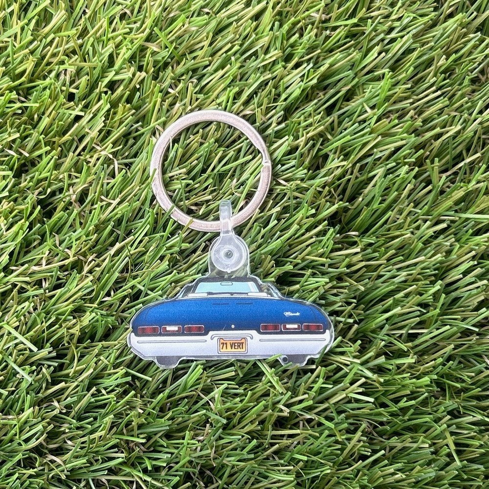 1971 Chevy Impala Acrylic Keychain Donk