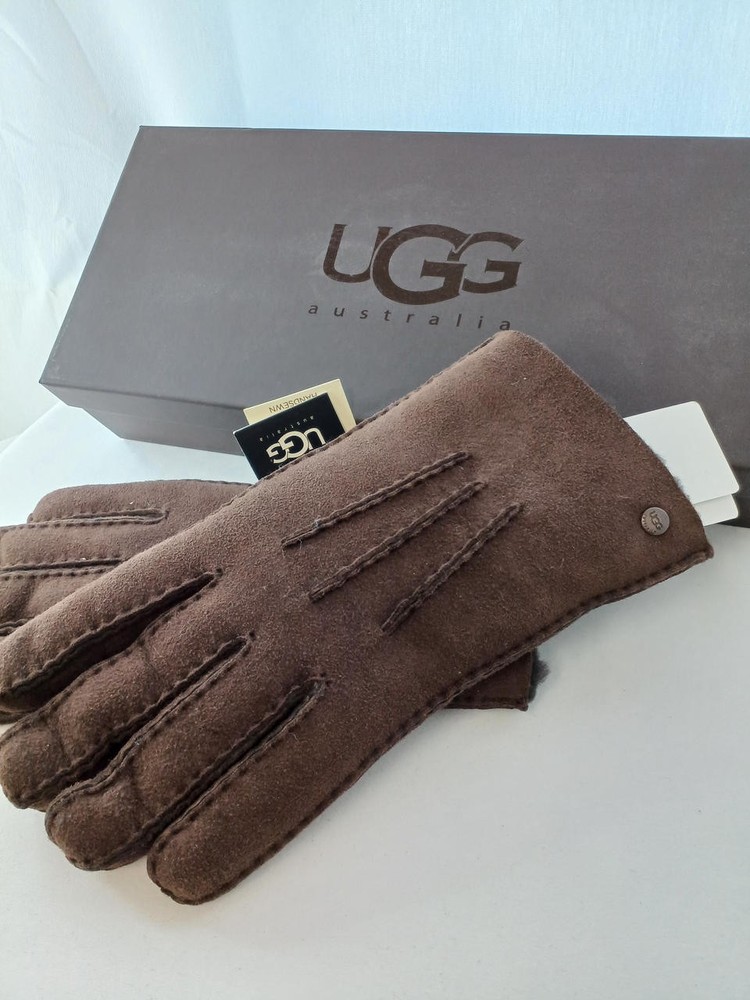 Shearling Gloves With Ugg Tag