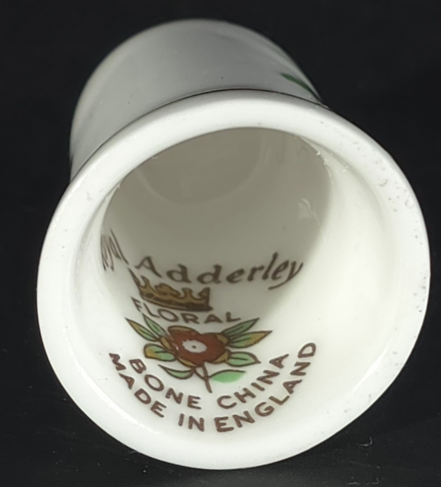 Thimble Royal Adderley Bone China Made In England