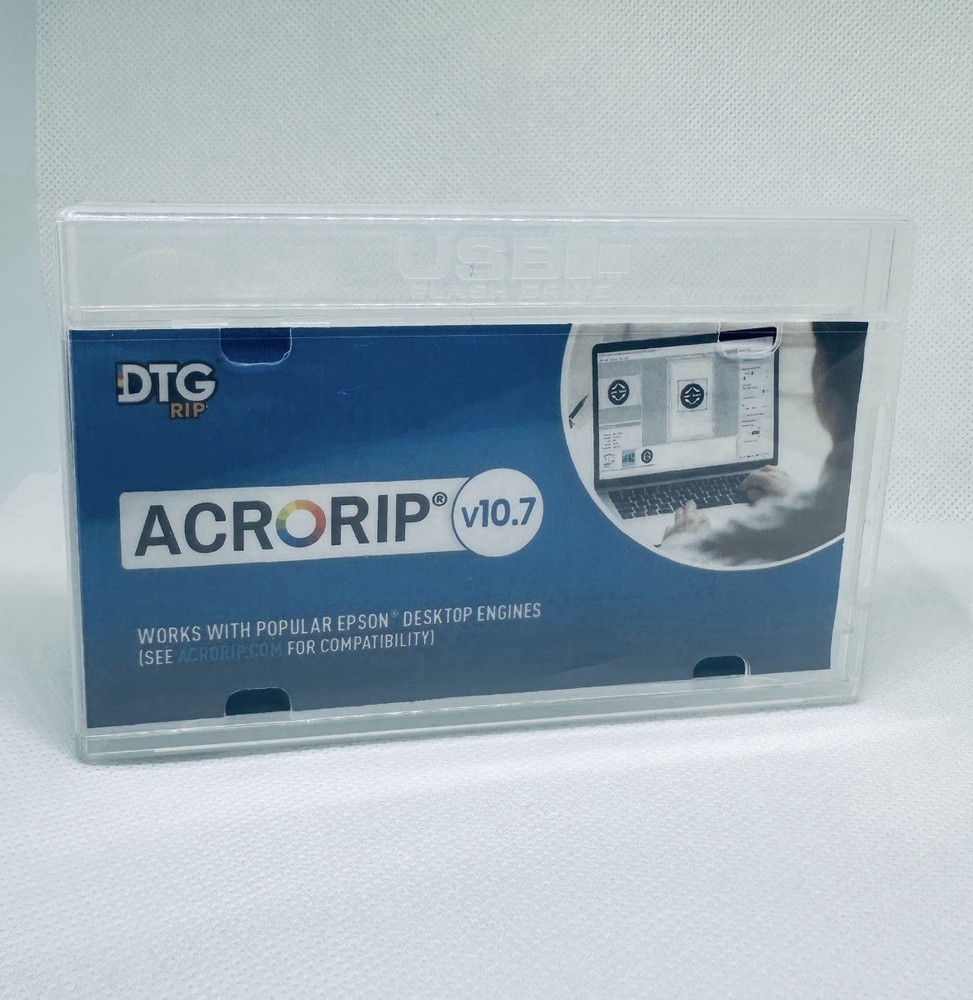 AcroRIP V10.7 DTF DTG UV Epson Printers Rip Software