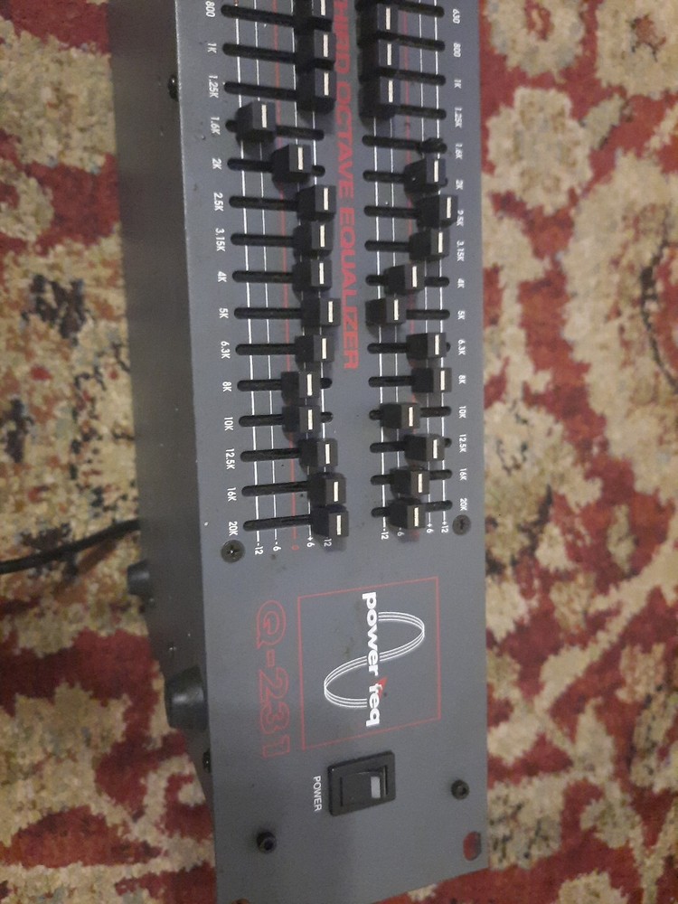 Power Req Professional Dual One Third Octive Equalizer Q-231 **Read
