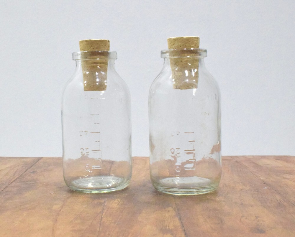 Clear Glass Craft Bottle