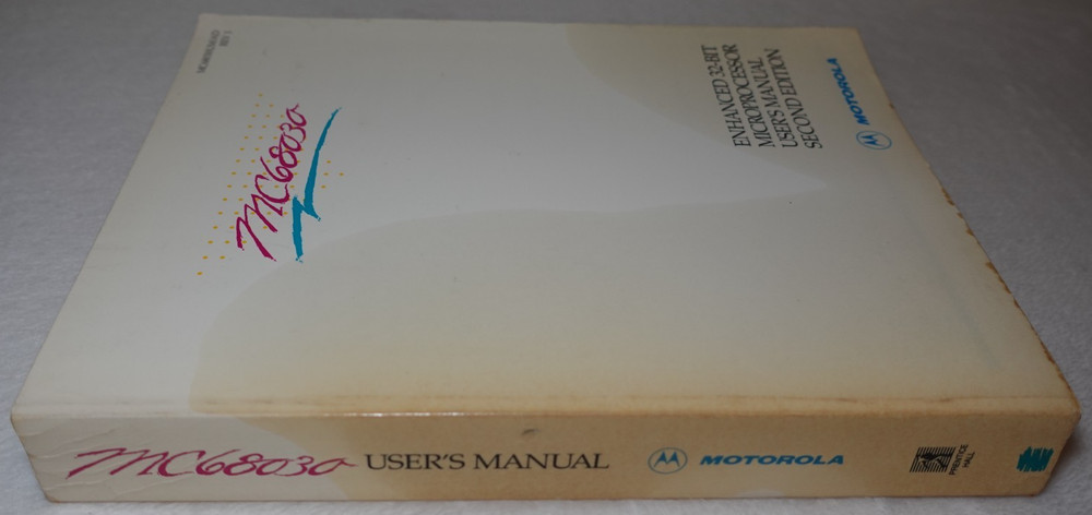 Motorola MC68030 Enhanced 32-Bit Microprocessor User's Manual 2nd Edition
