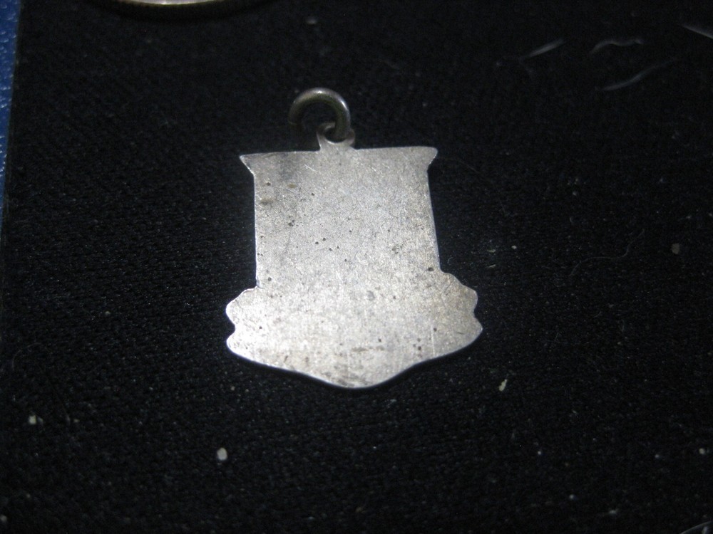 Sterling Silver "Face Aut Tace" Colored Charm
