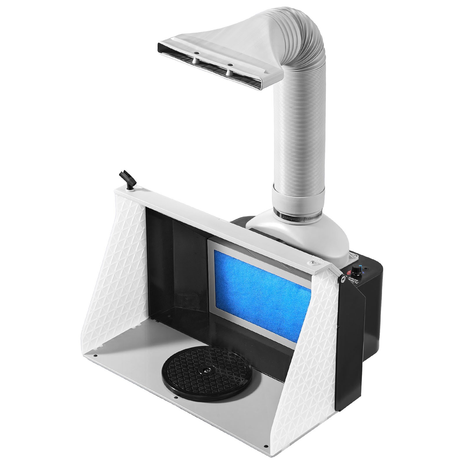 Uimoso Portable Airbrush Spray Booth with Dual Fans and LED Lighting