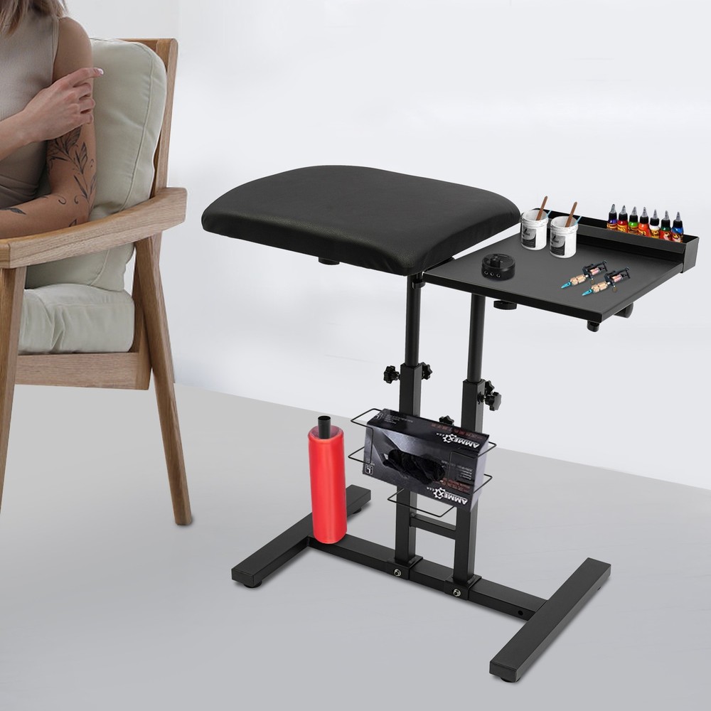 Adjustable Height Arm Rest Stand with Workbench for Home and Studio Use