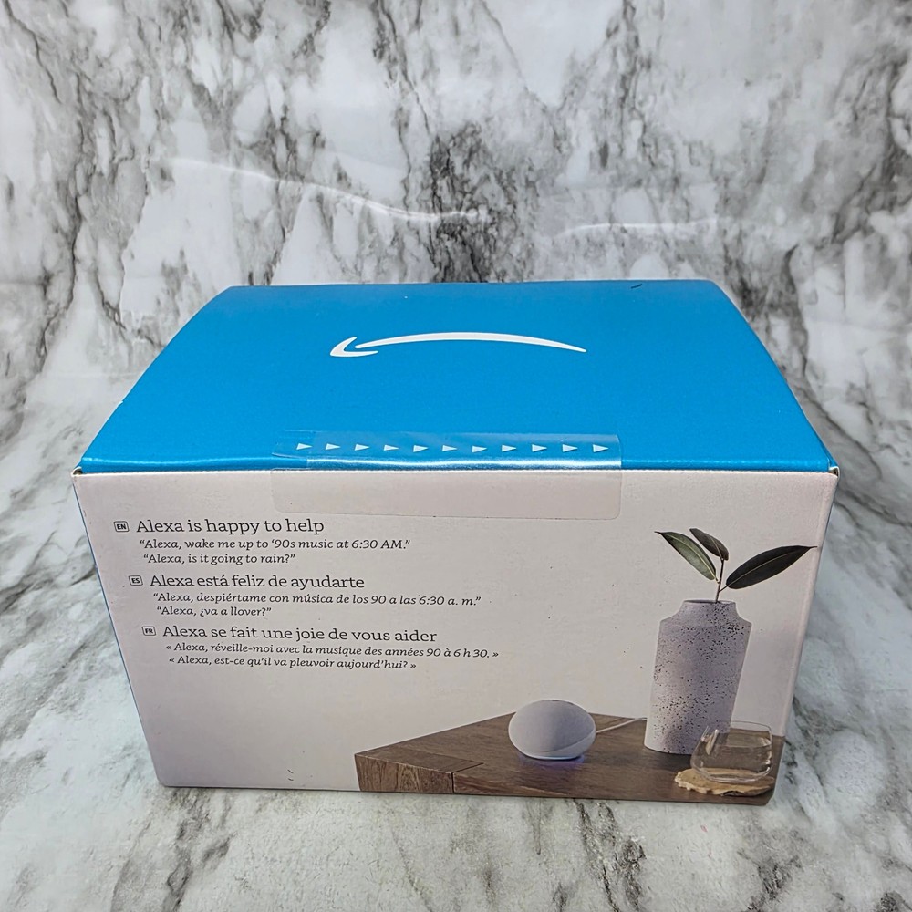 Amazon Echo Dot (5th Gen) Smart Speaker - Glacier White