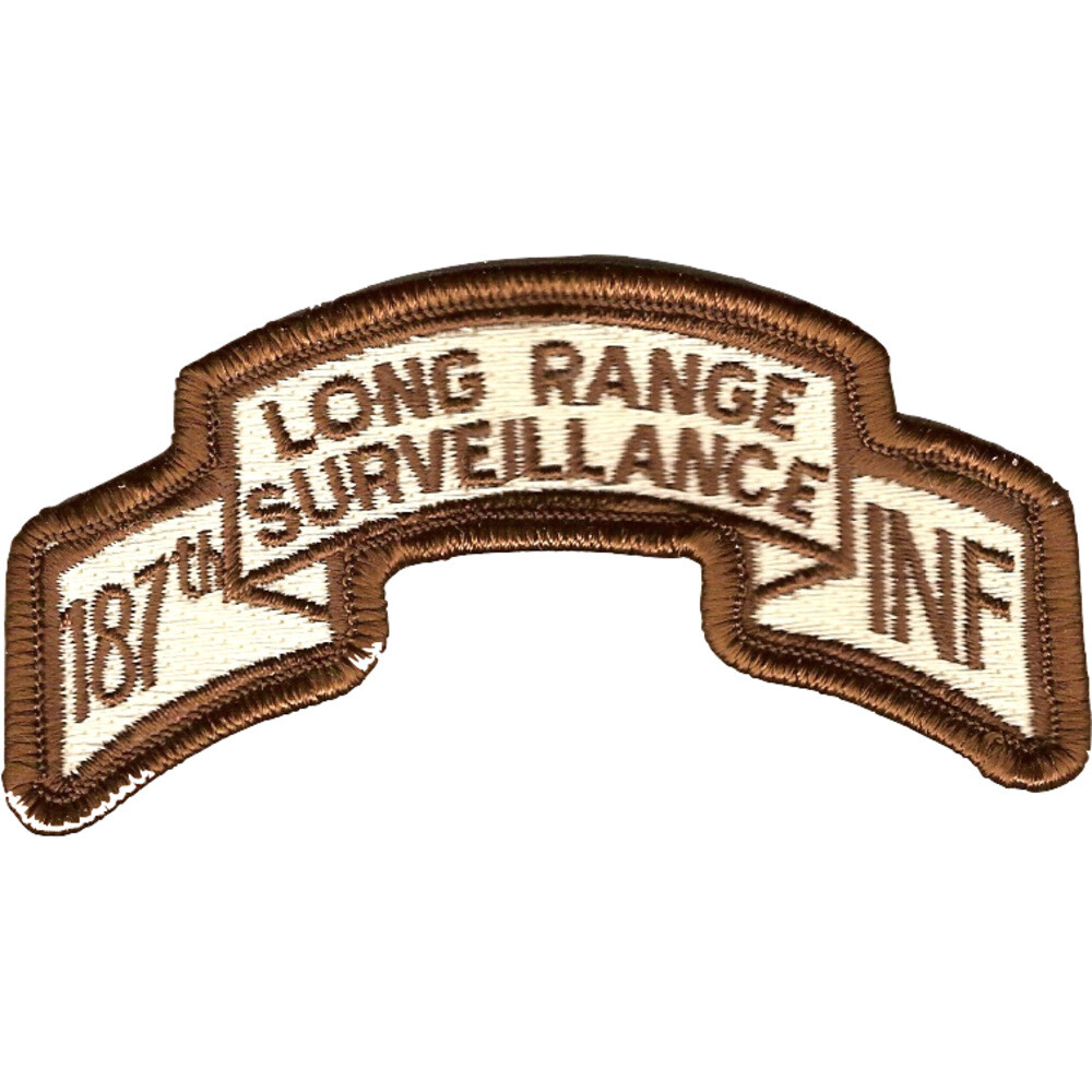187th LRS Infantry Desert Patch