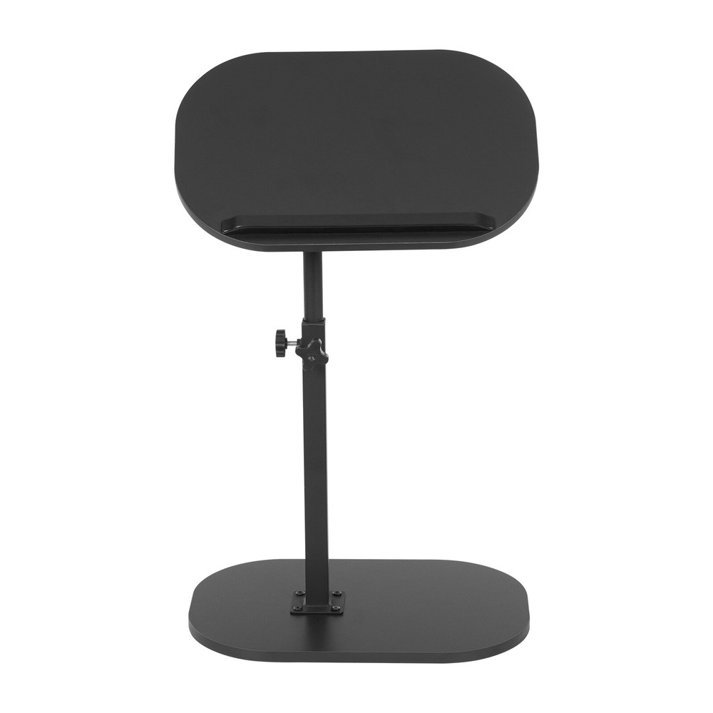 C Shaped End Table, Small Side Table for Couch, Sofa Table for Living Room