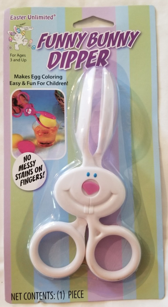 🐰🥚 NIP 🐰🥚 Easter Egg Funny Bunny Dipper 🐰🥚 White 🐰🥚 Ages 3+ 🐰🥚