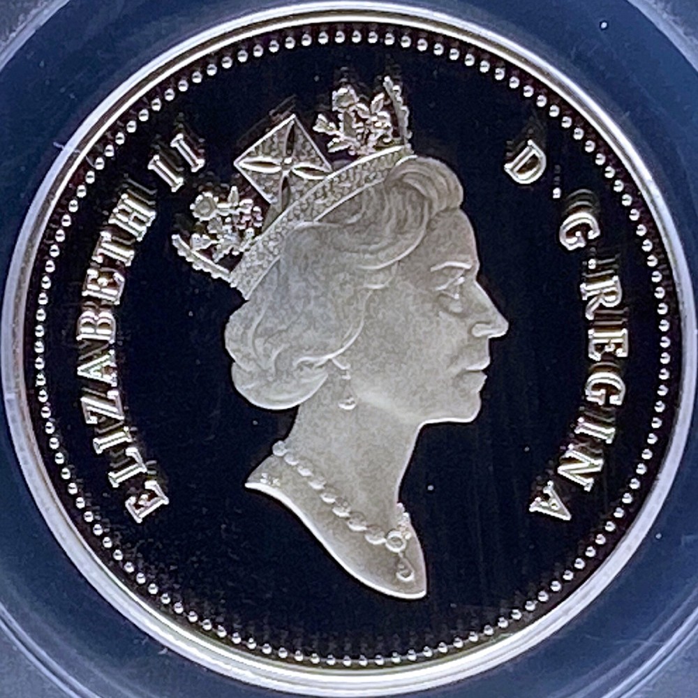 CANADA. 2000, 50 Cent, Silver - PCGS PR69 DCAM - Top Pop 🥇 Curling