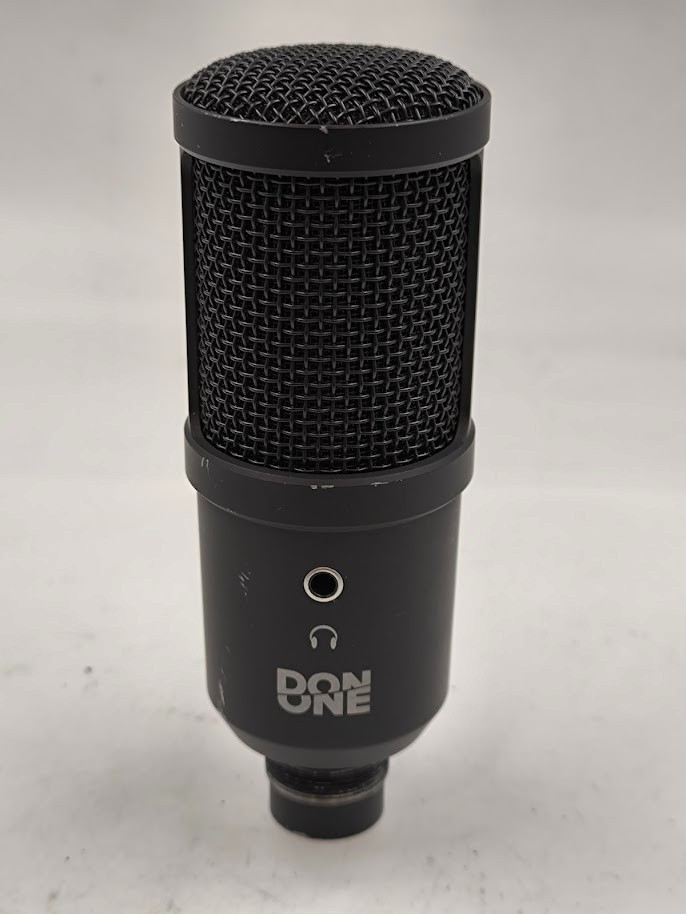 Done One Microphone Used Working Black