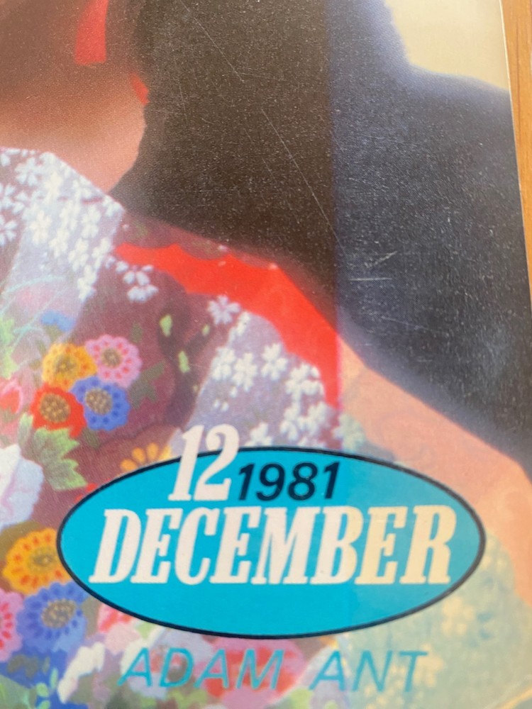 ADAM & the ANTS 1981 Japan ad/cuttings x11 magazine cover Stand and Deliver RARE