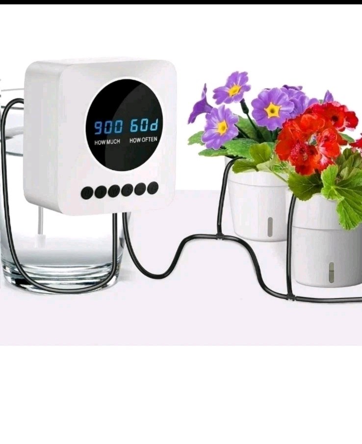 Automatic Plant Watering Device Drip Irrigation Watering System Kit for Vacation
