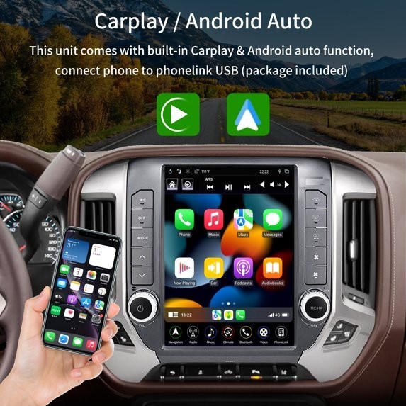 Linkswell GEN4 Android Car Stereo Radio For 2014-2019 CHEVY SILVERADO GMC SIERRA