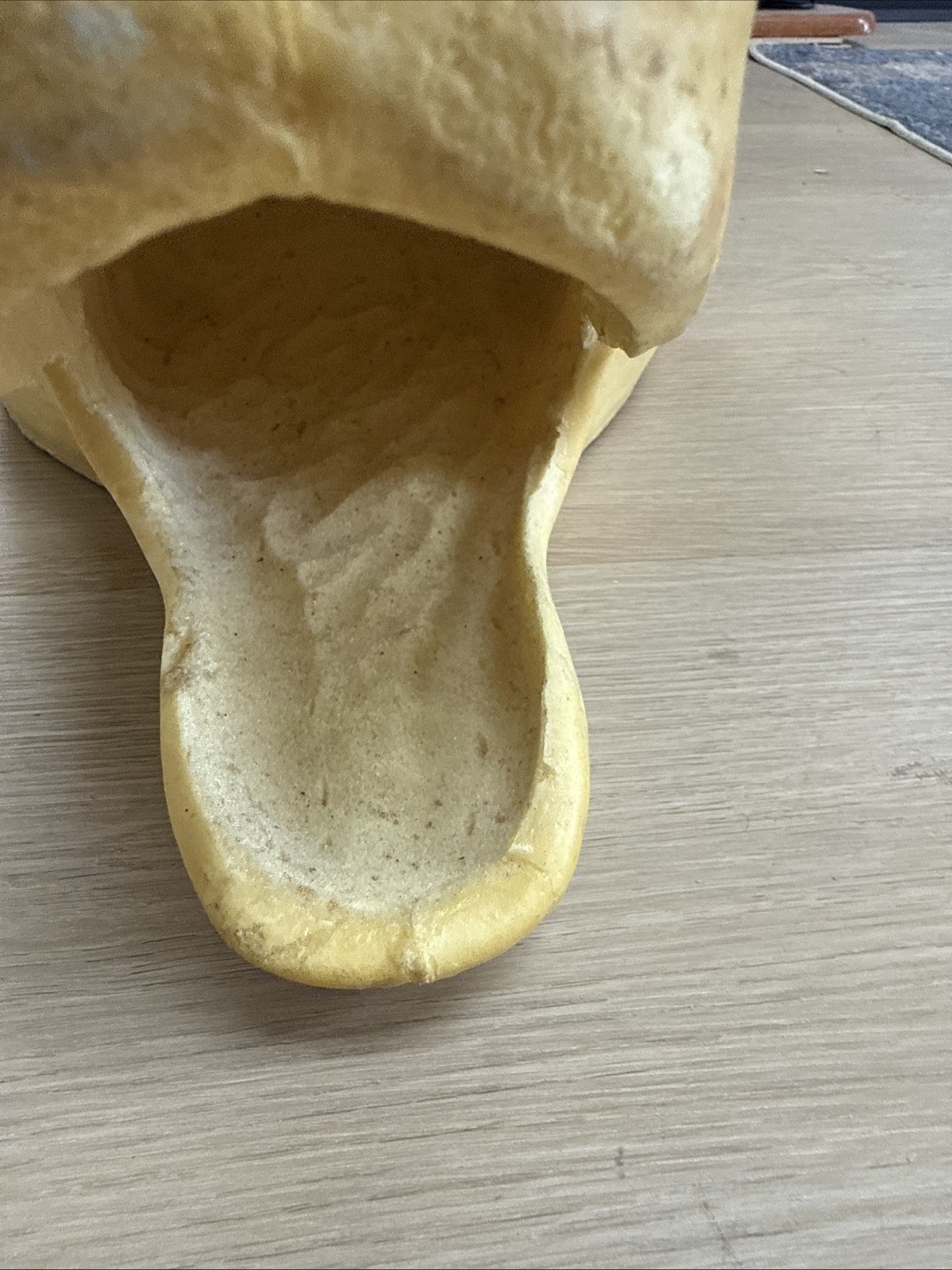 Van Dyke Large Bear Rug Shell Form Open Mouth 1992