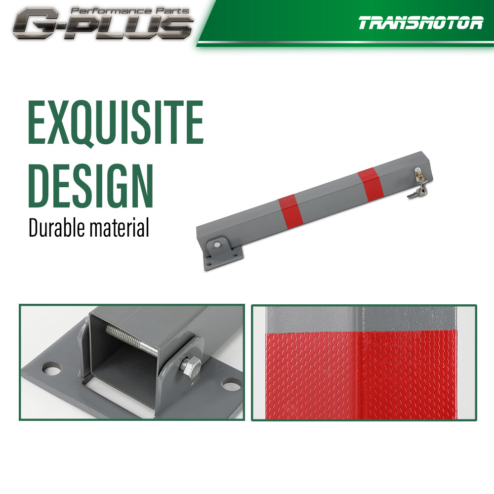 Square Heavy Duty Foldable Bolt Down Security Parking Post Bollard Driveway