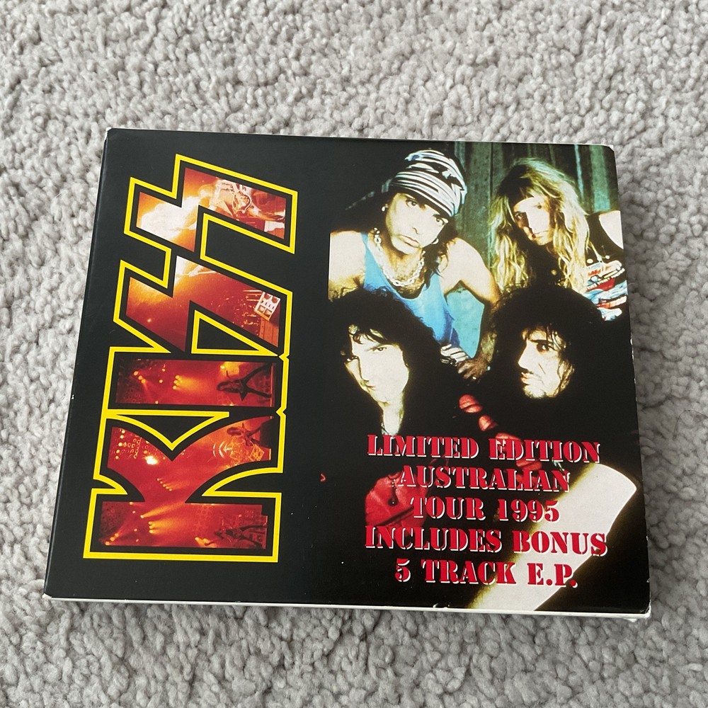 KISS RARE AUSSIE 1995 TOUR EDITION SLIPCASE ALIVE III WITH BONUS EP GENE SIMMONS