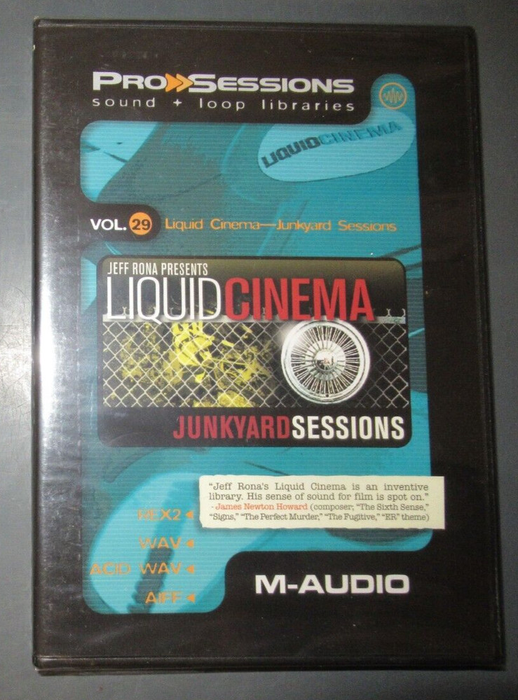 Sealed M-Audio Pro Sessions Vol 29 Sound Loop Libraries