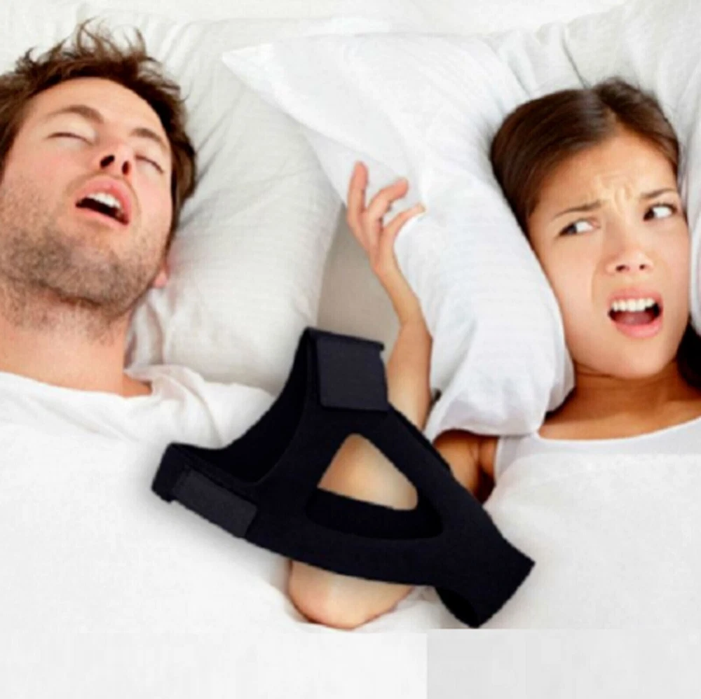 2 Pack Anti Snore Chin Strap Stop Snoring Belt Sleep Apnea Support Solution