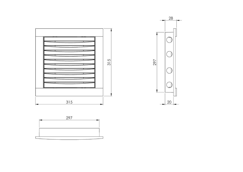 Ventilation Access Panel 300mm x With Plastic Filter Door Hatch Inspections