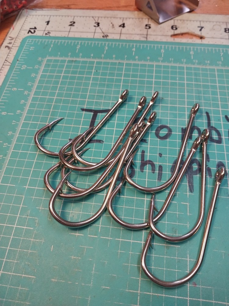 Eagle Claw Nickel 10/0 Tuff Hooks New