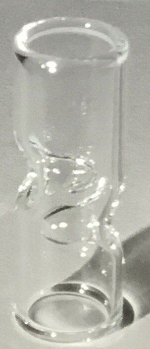 Glass Filter Tips Crutch 12mm x 5 pack