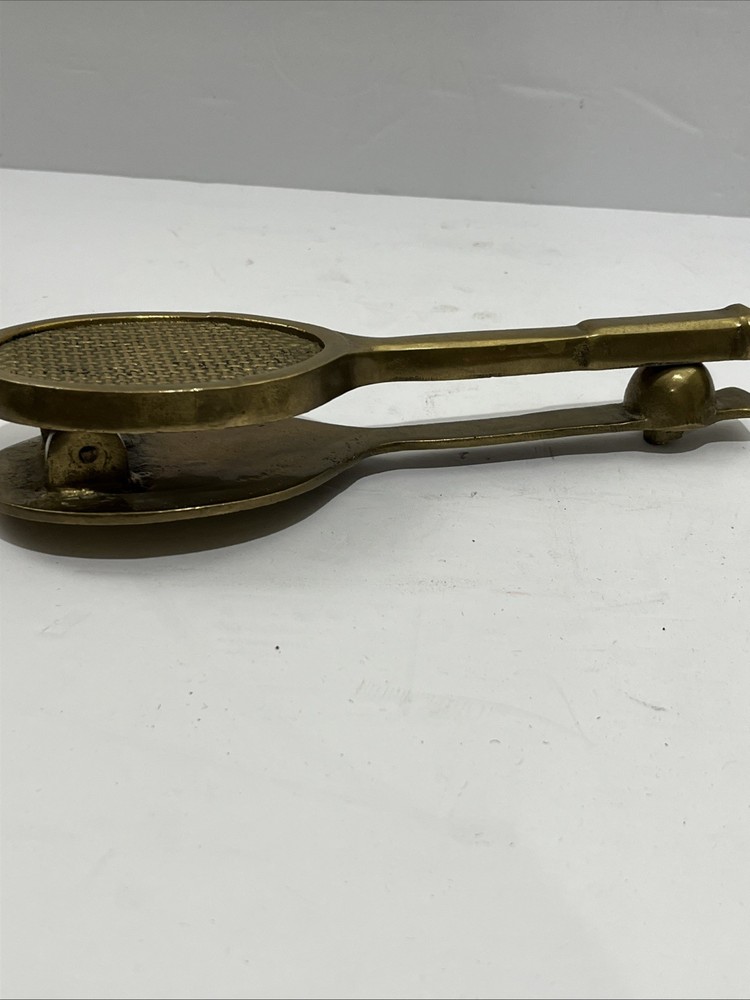 dav Windcurrent Collection Tennis Racket Solid Brass Door Knocker 8 3/4”