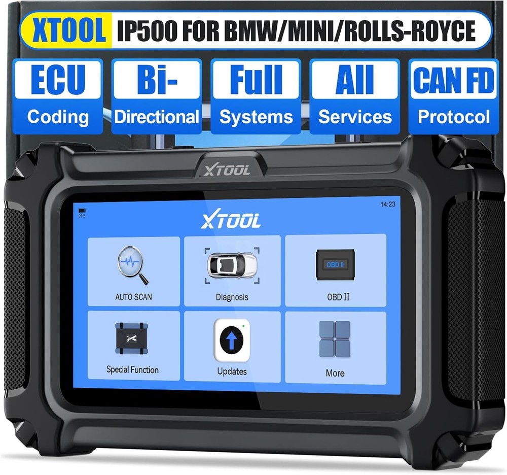XTOOL IP500 For BMW All System Bidirectional OBD2 Diagnostic Scanner ECU Coding