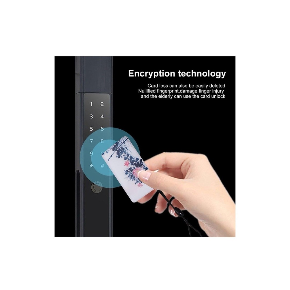 Waterproof Fingerprint Bluetooth RFID Code Keyless Electronic Smart Door Locks