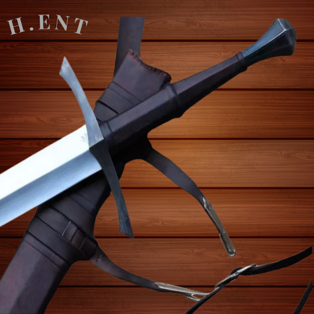 Custom Hand Forged Battle Ready Sword, Raven Longsword, Medieval, Knight Sword